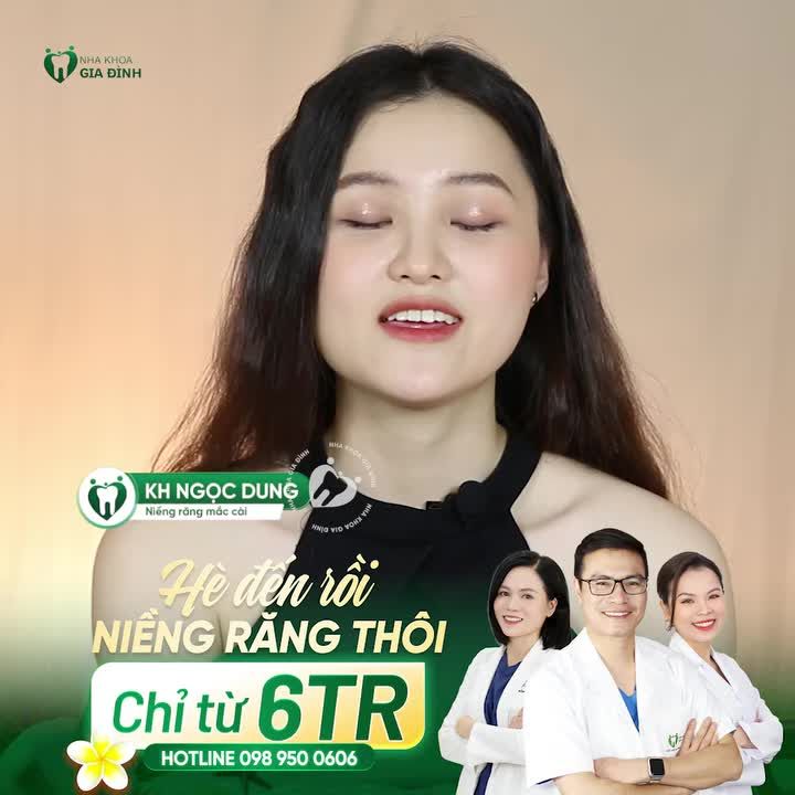 NIỀNG RĂNG SỚM ĐÓN NỤ CƯỜI ĐẸP