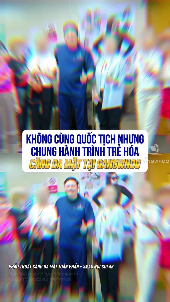Đoàn khách Quốc Tế đến BVTM Gangwhoo tái khám sau khi thực hiện phẫu thuật căng da mặt toàn phần + Smas nội soi 4K