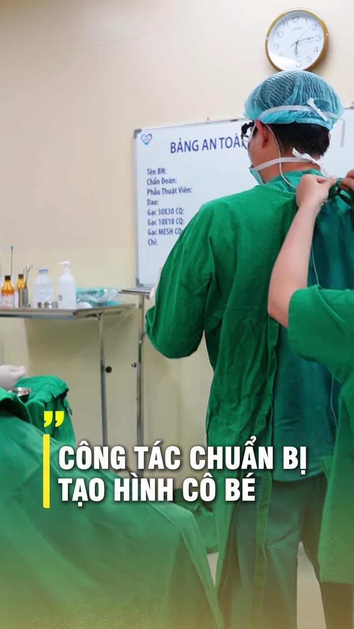 Công tác chuẩn bị cho một ca cô bé sẽ như thế nào?