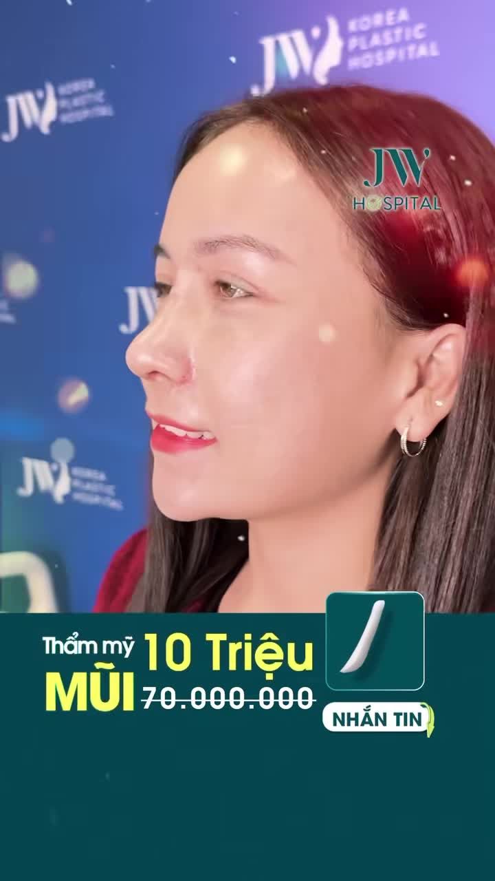 MŨI THẤP TẸT, MẶT KÉΜ SANG? XEM NGAY CÁCH NGƯỜI ĐẸP TÂY ĐÔ LÊN HƯƠNG NHAN SẮC VỚI NÂNG MŨI S LINE TẠI JW