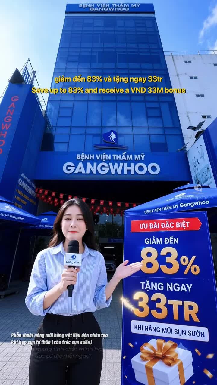 Nâng mũi hôm nay tặng ngay 33TR khi nâng mũi sụn sườn