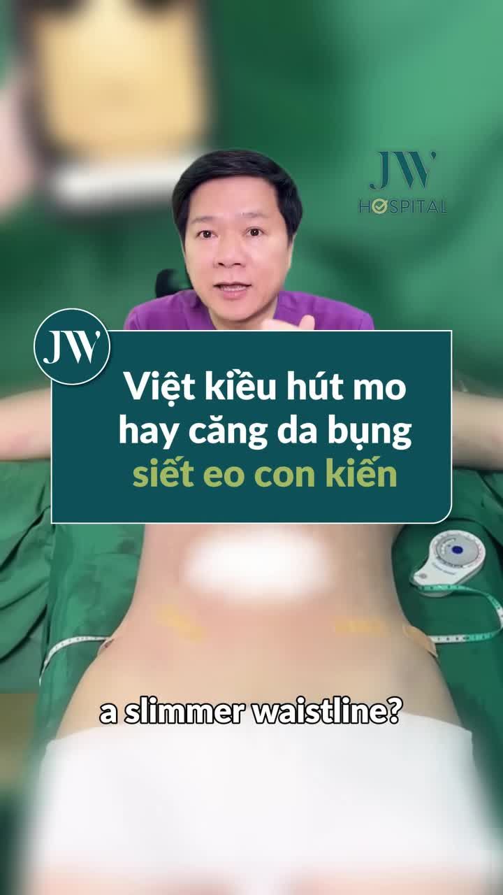 BÁC SĨ TÚ DUNG BẬT MÍ VIỆT KIỀU NÊN HÚT MỠ HAY CĂNG DA ΒỤNG ĐỂ CÓ EΟ CON KIẾN 60CM
