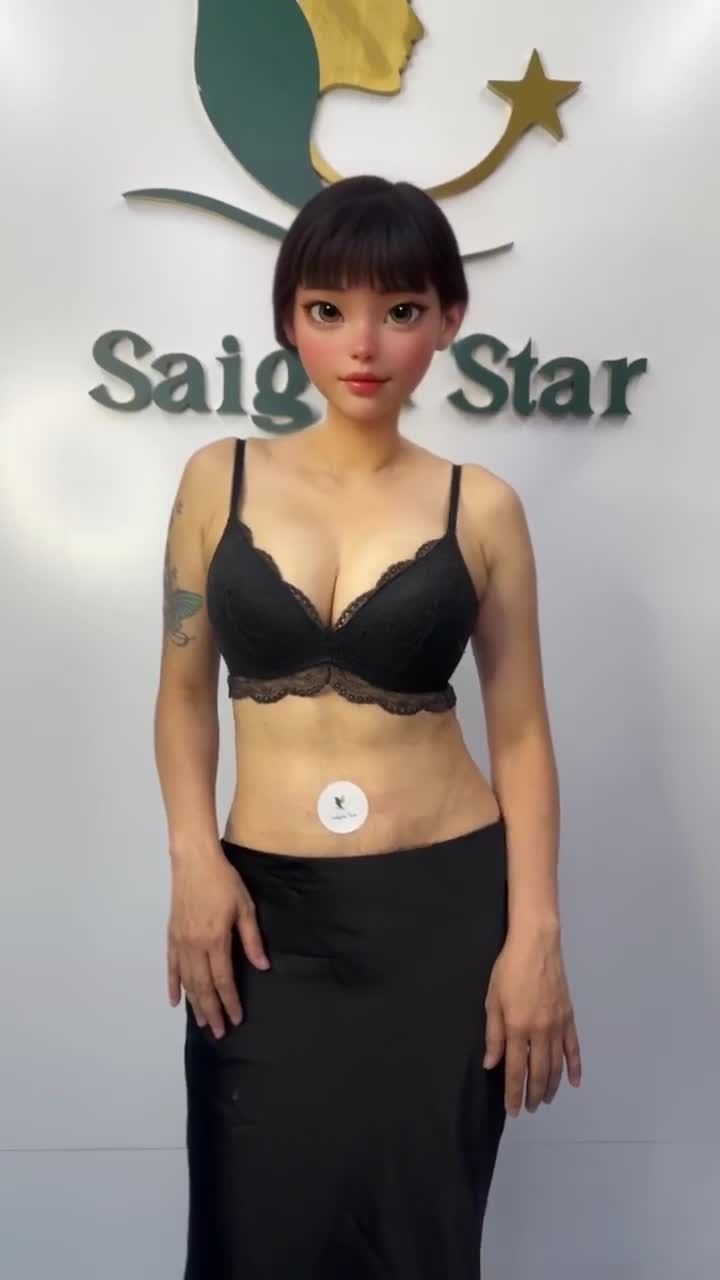 Review siêu phẩm NÂNG NGỰC KHÔNG CHẠM + HÚT MỠ BỤNG CĂNG DA sau 2 năm thực hiện