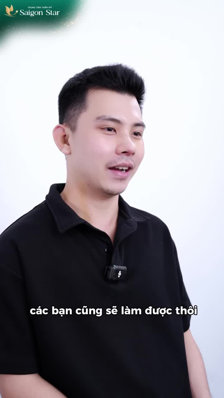 Khách hàng Saigon Star hạnh phúc chia sẻ sau 10 ngày cùng Bác sĩ Hoạt nâng cấp dáng mũi.