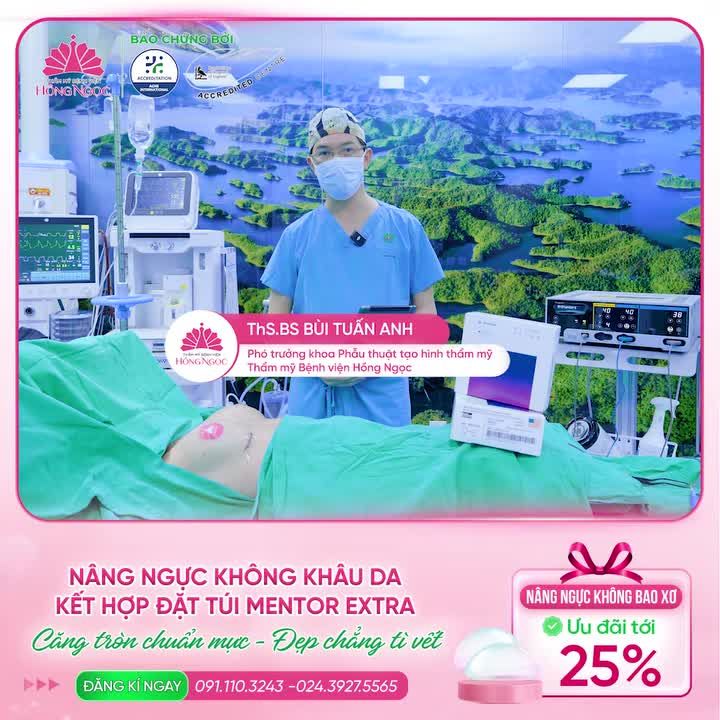 MẸ 3 CON LẤY LẠI VÒNG 1 CĂNG ĐẦY TỰ NHIÊN - VẾT MỔ "TÀNG HÌNH" NHỜ NÂNG NGỰC KHÔNG KHÂU DA