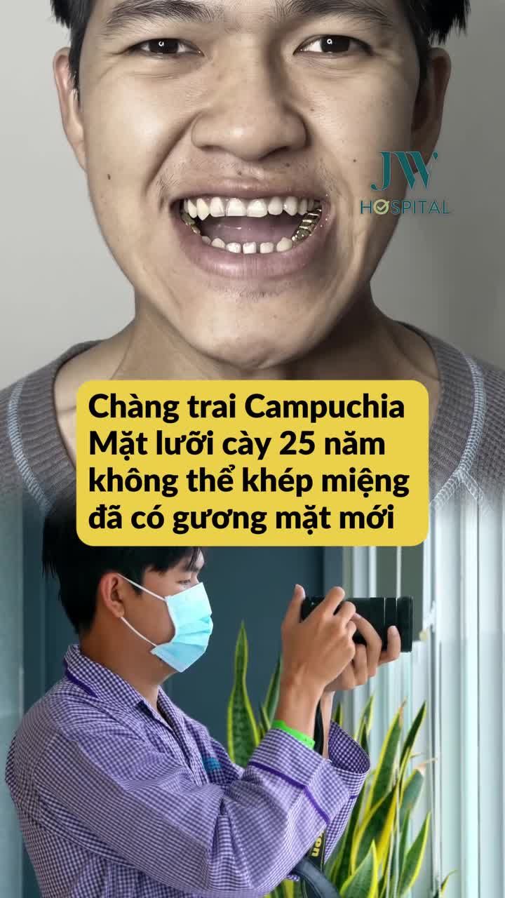 25 NĂM SỐNG CHUNG VỚI MẶT MẶT LƯỠI CÀY, CHÀNG TRAI CAMPUCHIA NHẬN CÁI KẾT KHÔNG AI NGỜ SAU CA ĐẠI PHẪU
