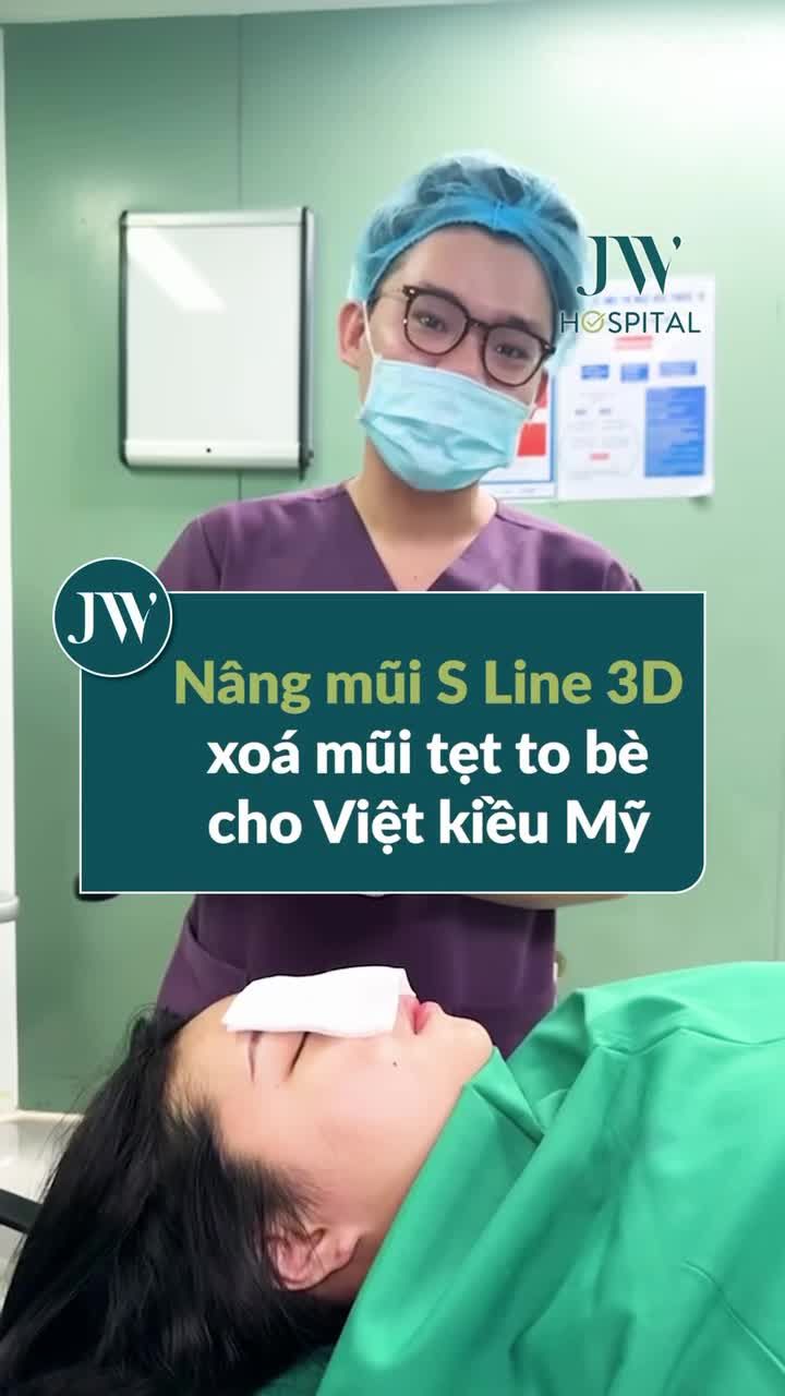 TẠM BIỆT MŨI THẤP TẸT, VIỆT KIỀU MỸ GEN Z KHIẾN GIA ĐÌNH KHÔNG NHẬN RA CHỈ SAU 60 PHÚT NÂNG MŨI S LINE 3D TẠI JW