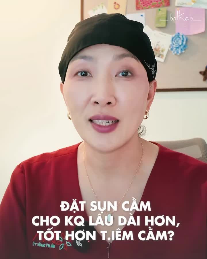 LIỆU ĐẶT SỤN CẰM CÓ CHO KẾT QUẢ LÂU DÀI HƠN, TỐT HƠN TIÊM CẰM?