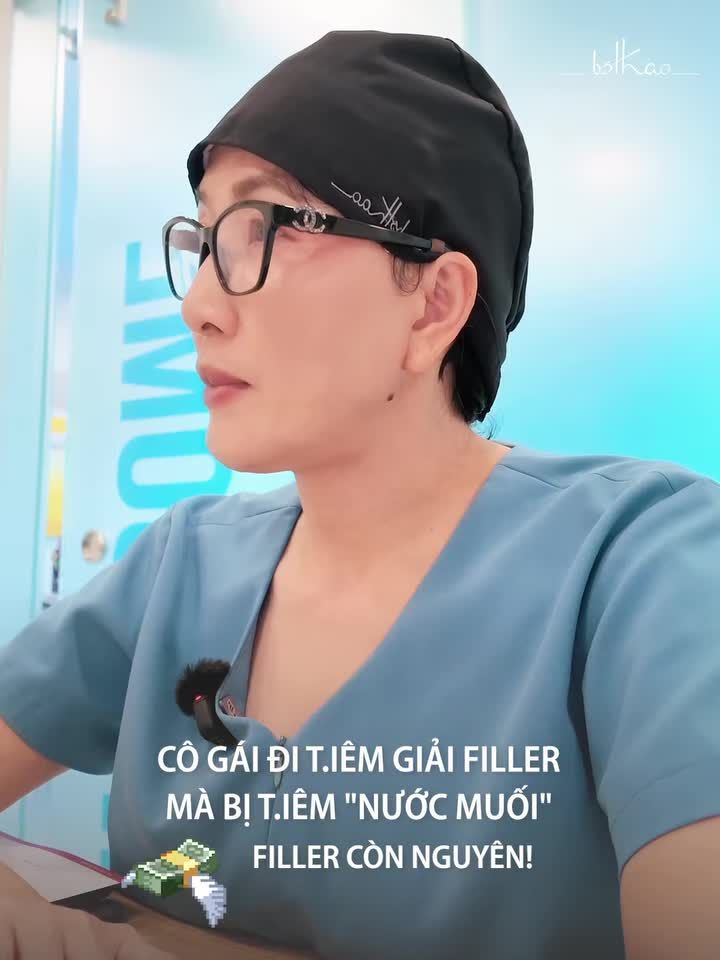 CÔ GÁI ĐI TIÊM GIẢI FILLER MÀ BỊ TIÊM "NƯỚC MUỐI", TIỀN "BAY" MÀ FILLER THÌ CÒN Y NGUYÊN!