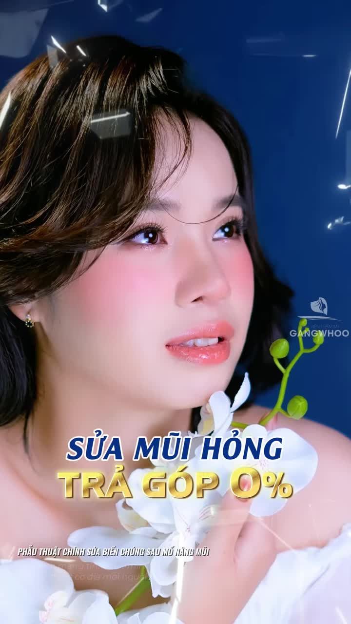 Sửa mũi hỏng không còn áp lực nhờ trả góp lãi suất 0%