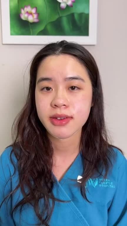 CẬN CẢNH gương mặt của chị gái 9X Hà Nội sau 24 giờ thực hiện PHẪU THUẬT HÀM MÓM tại JW