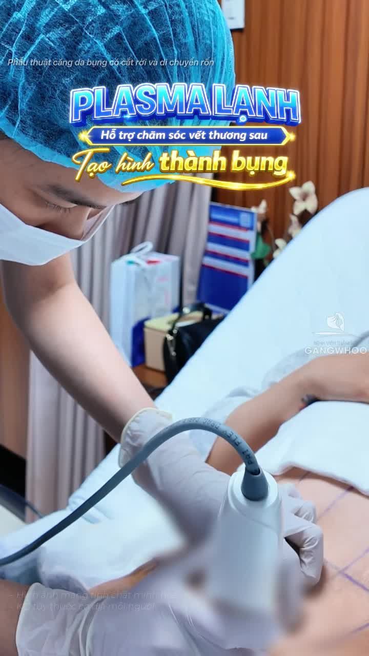 Tại sao sau căng da tạo hình thành bụng nên chăm sóc vết thương bằng Công nghệ Plasma lạnh hiện đại?