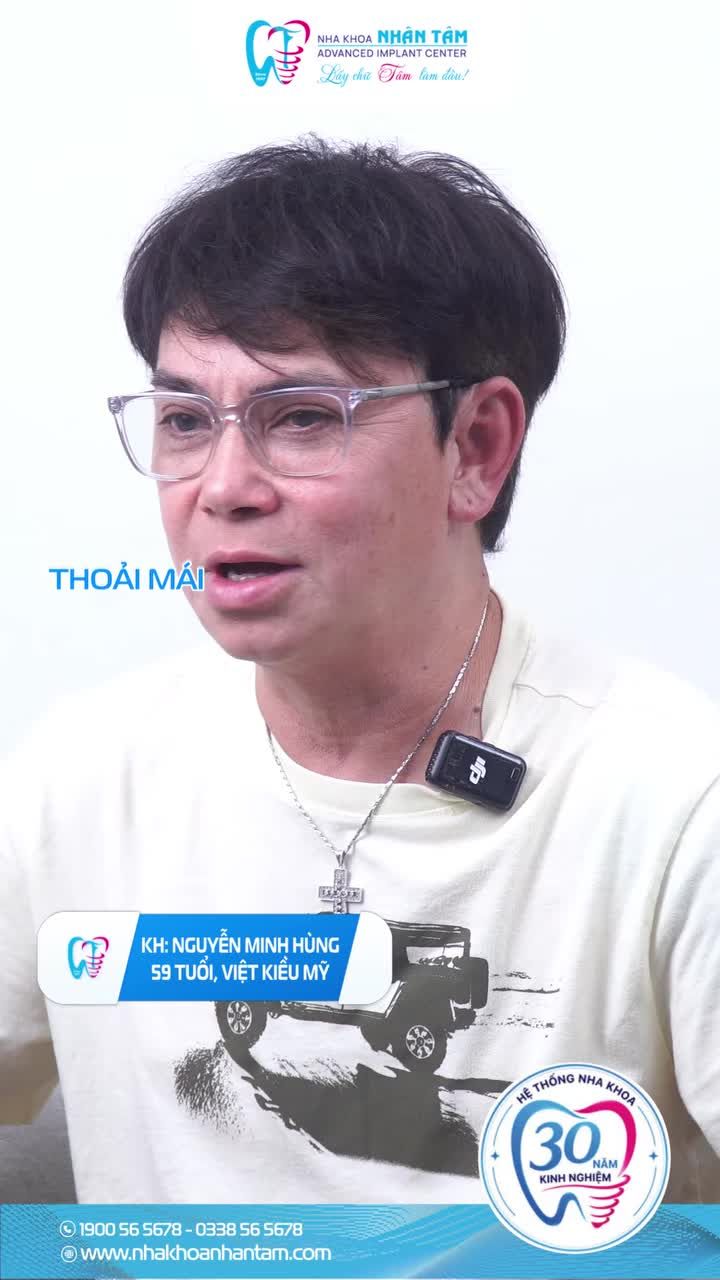 “Anh làm răng thích quá, còn muốn nhổ thêm 1, 2 cái để làm Implant nữa…!”