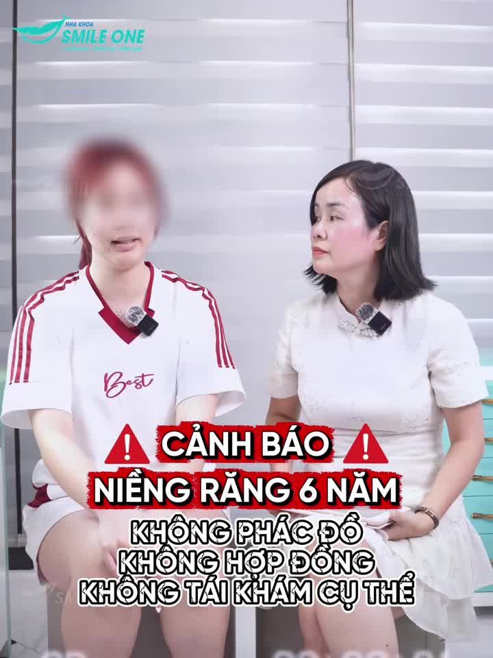 CẢNH BÁO: NIỀNG RĂNG 6 NĂM - HÔ VẪN HOÀN HÔ CÒN KHIẾN TÌNH TRẠNG TỆ THÊM