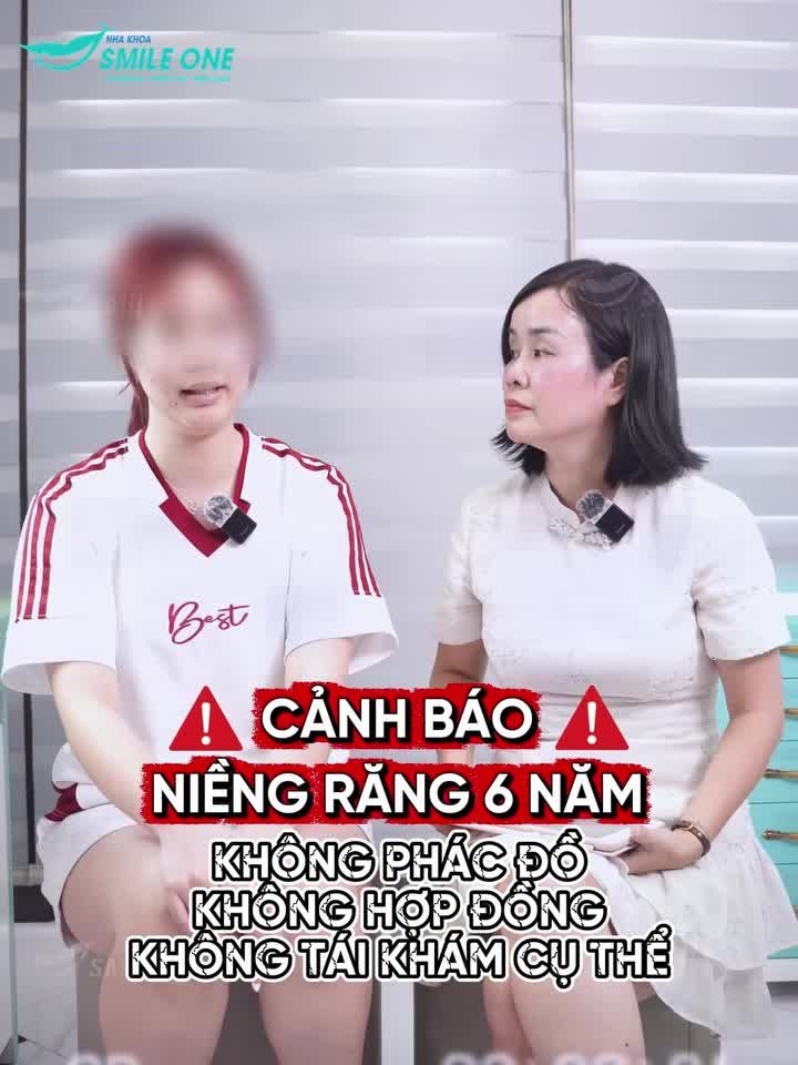 CẢNH BÁO: NIỀNG RĂNG 6 NĂM - HÔ VẪN HOÀN HÔ CÒN KHIẾN TÌNH TRẠNG TỆ THÊM