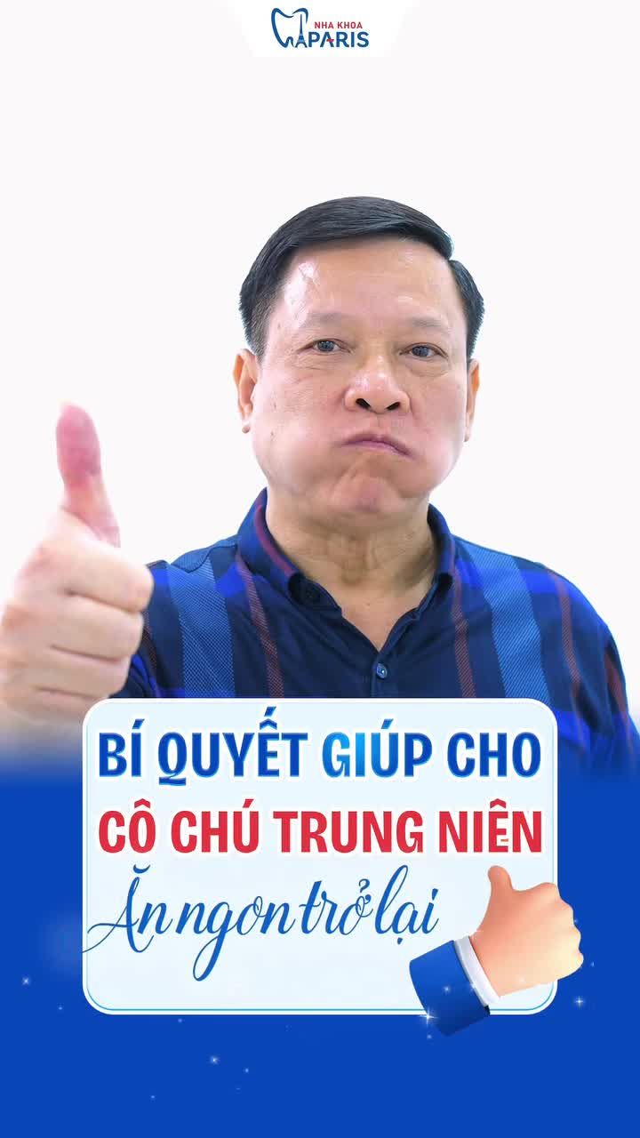 MẤT 1 RĂNG, ĐAU BUỐT KHI ĂN NHAI – GIỜ CHÚ HÀ ĐÃ ĂN NGON TRỞ LẠI!