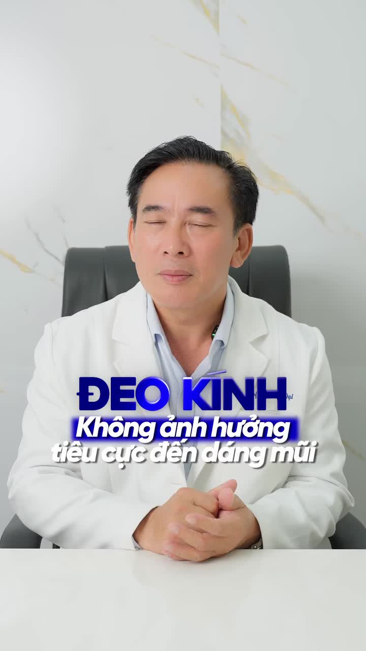 Nâng mũi đeo kính có ảnh hưởng đến fom mũi
