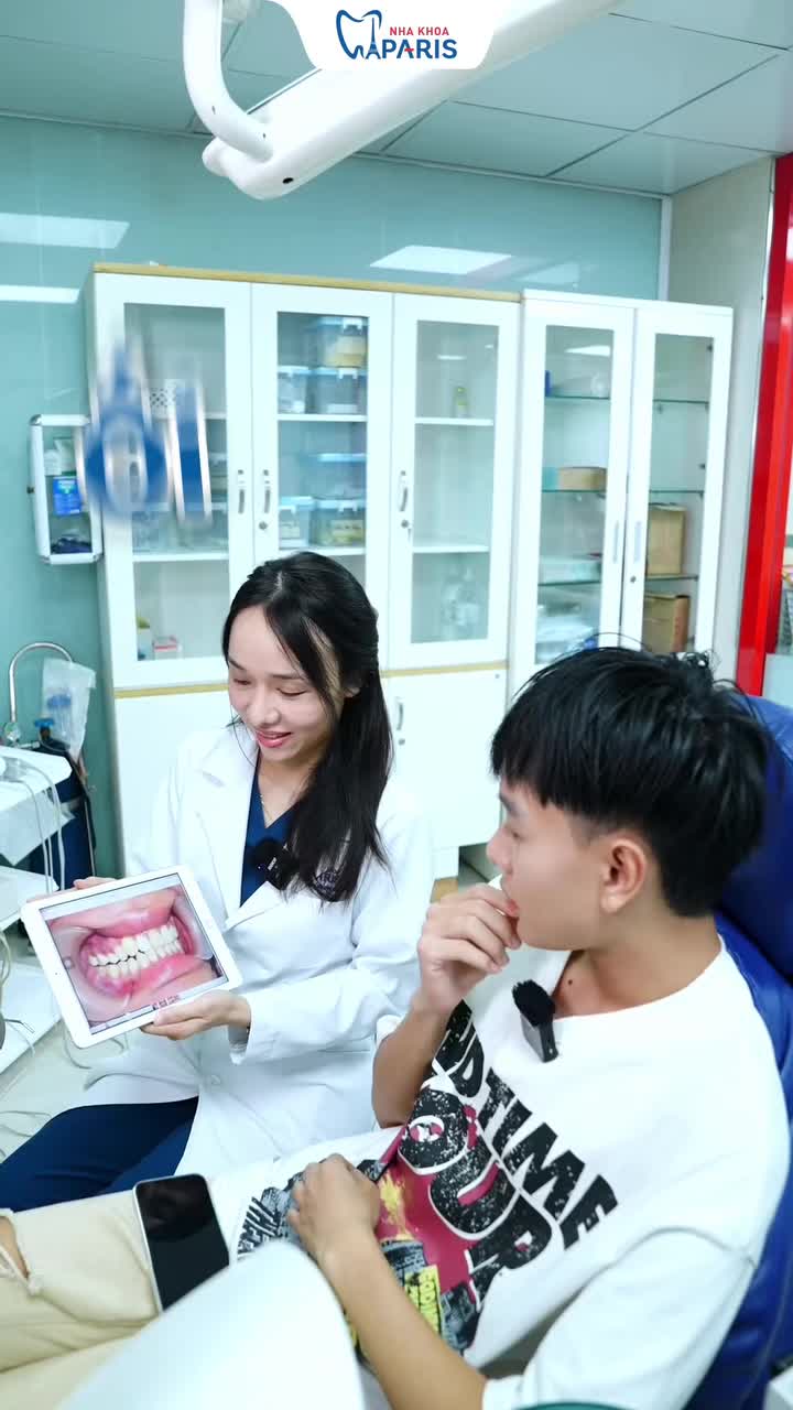 Tạm biệt khớp cắn hở – Ăn nhai thoải mái hơn sau hành trình niềng răng tại Nha Khoa Paris