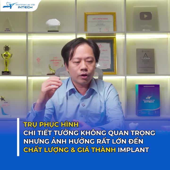 TRỤ PHỤC HÌNH - YẾU TỐ ẢNH HƯỞNG TRỰC TIẾP ĐẾN CHẤT LƯỢNG VÀ GIÁ THÀNH IMPLANT