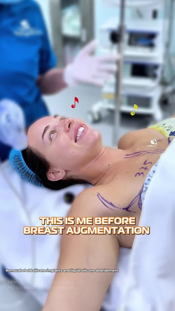 Cô nàng đến từ Nga vô cùng hào hứng trước và sau khi nâng cấp vòng 1 tại Gangwhoo