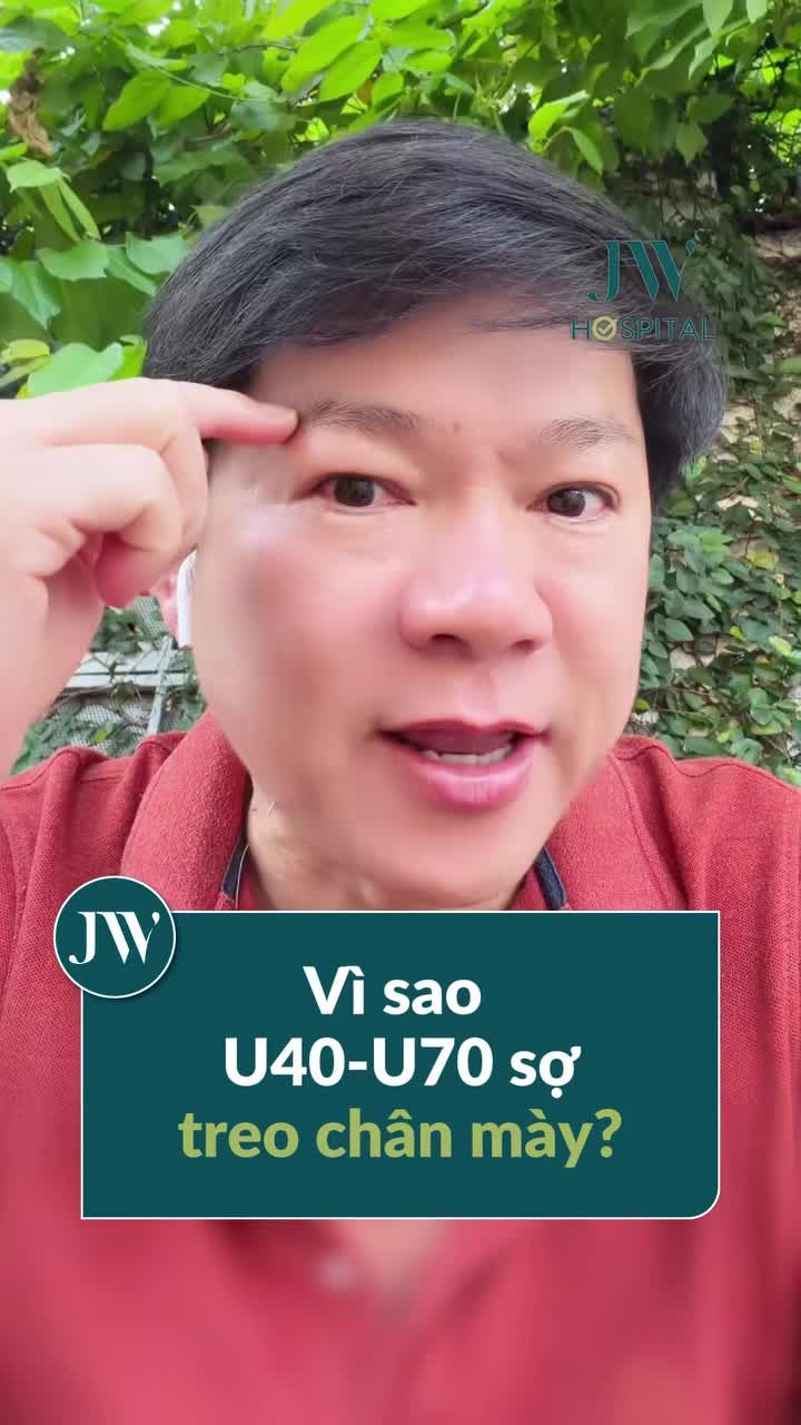 VÌ SAO CHỊ EM U40–U70 MUỐN TRẺ HÓA VÙNG MẮT NHƯNG LẠI SỢ TREO CHÂN MÀY? BÁC SĨ TÚ DUNG GIẢI ĐÁP
