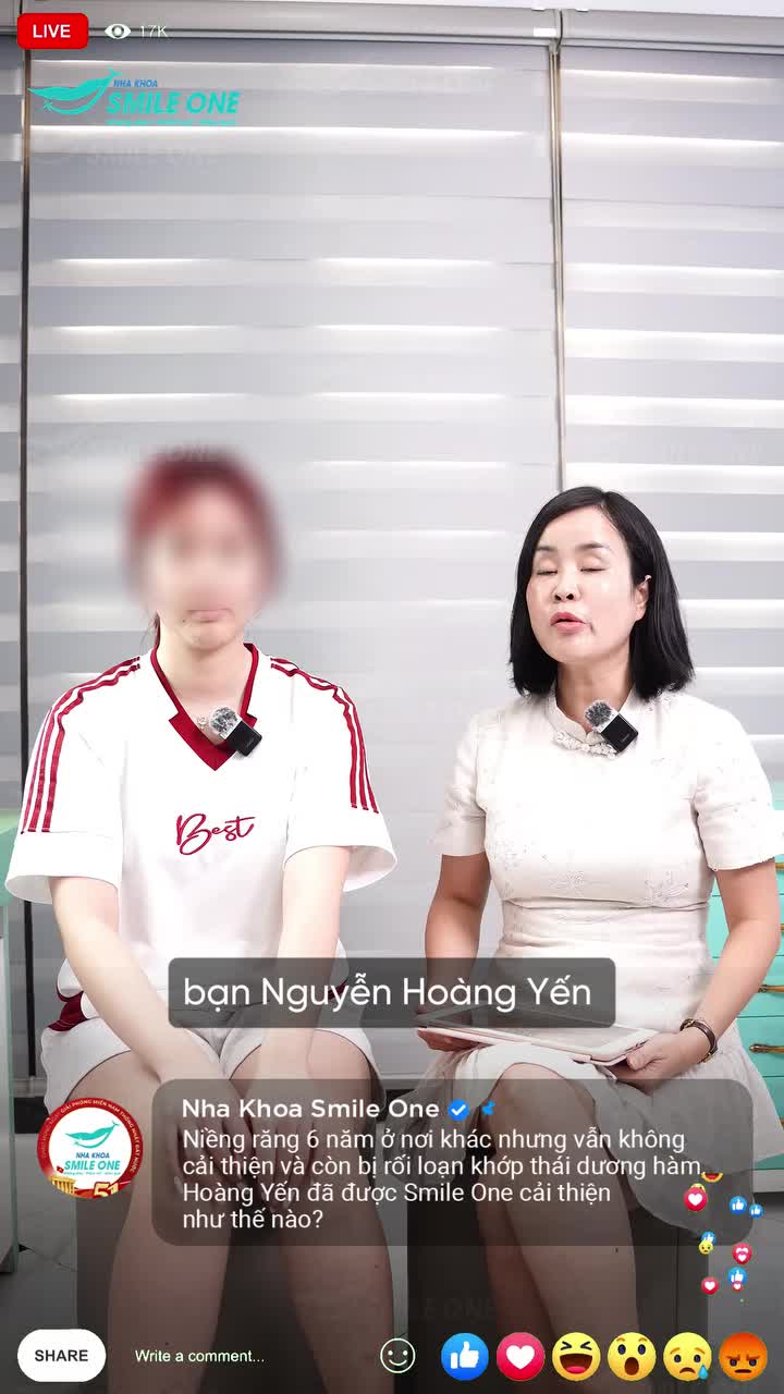 Thất vọng vì niềng 6 năm tại nha khoa khác KHÔNG HẾT HÔ, Hoàng Yến một lần nữa đặt trọn niềm tin vào nha khoa Smile One cùng ThS. BS Nguyễn Tuấn Dương.