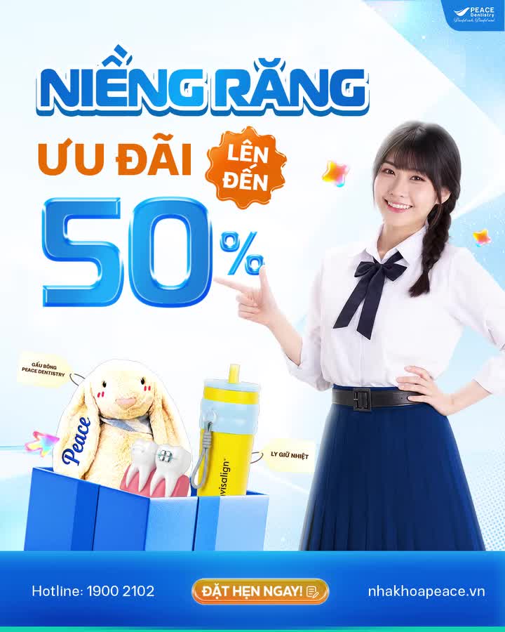 NIỀNG RĂNG XINH - RINH DEAL XỊN  ƯU ĐÃI đến 50% chi phí