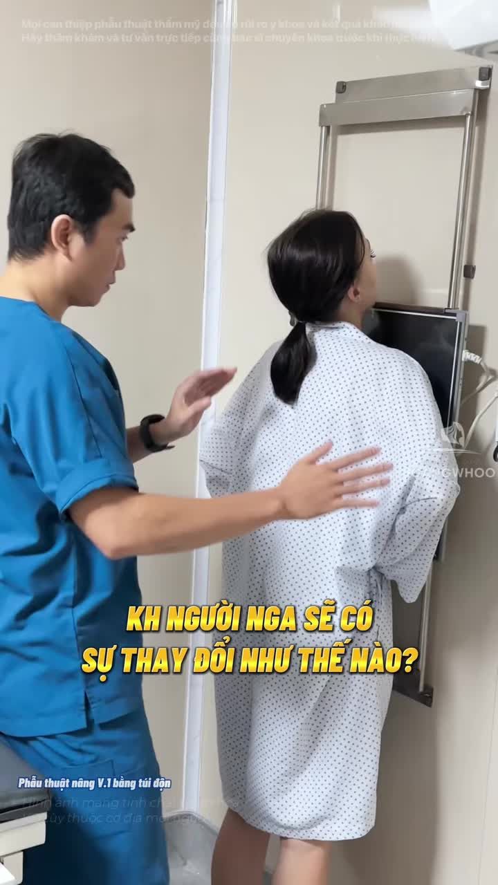 Khách hàng người Nga và sự thay đổi trước và sau khi nâng cấp vòng 1 tại Gangwhoo