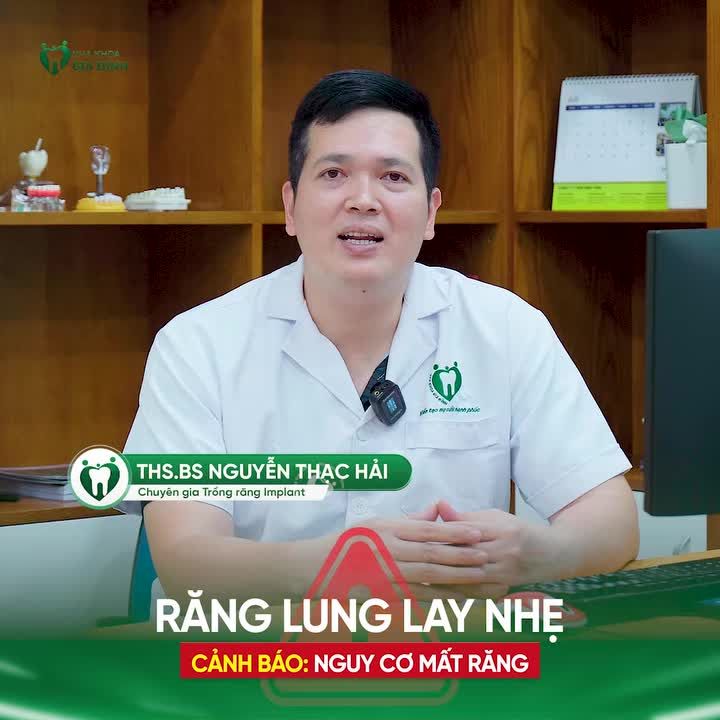 RĂNG LUNG LAY NHẸ - DẤU HIỆU CẢNH BÁO NGUY CƠ MẤT RĂNG