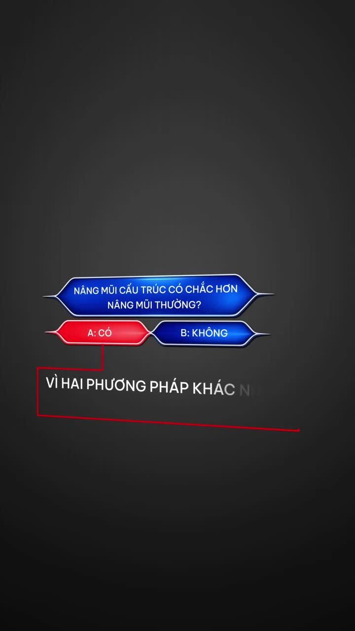 Nâng mũi cấu trúc có thực sự chắc hơn nâng mũi thường? Câu trả lời có ngay trong video