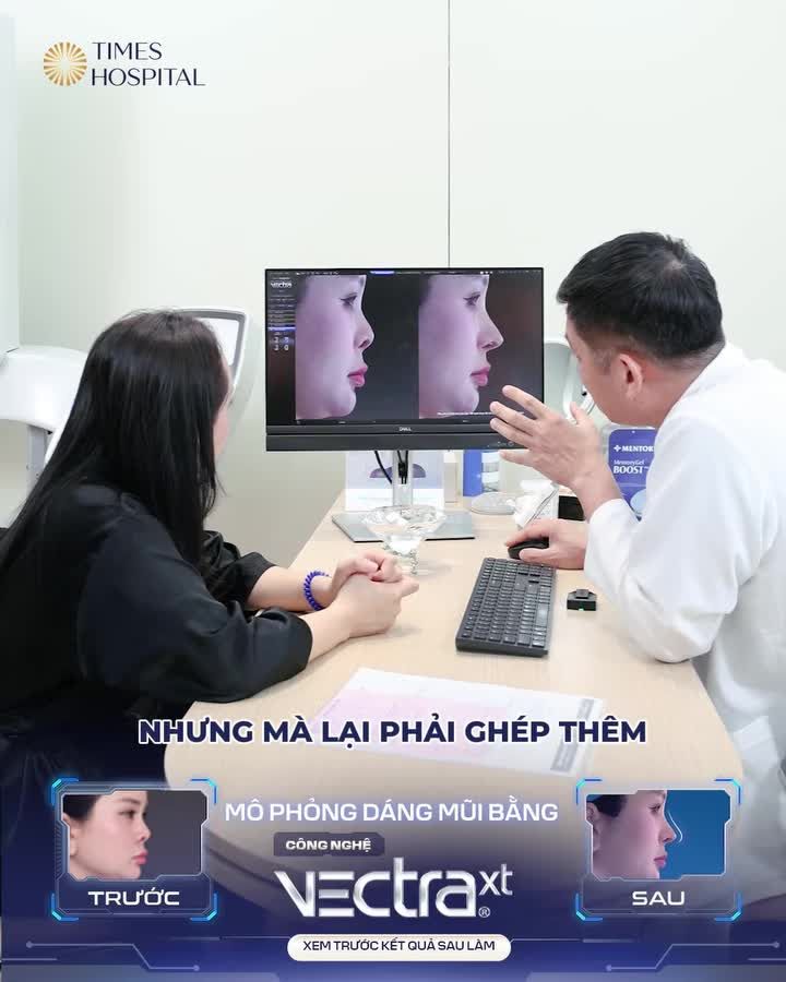 Bác sĩ Điền "dựng" lại dáng cho ca mũi hếch bằng Vectra 3D