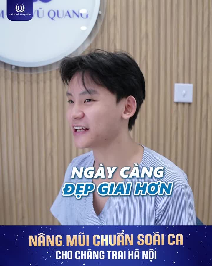 Lột xác thành "soái ca Hà Thành" tại Thẩm mỹ Vũ Quang