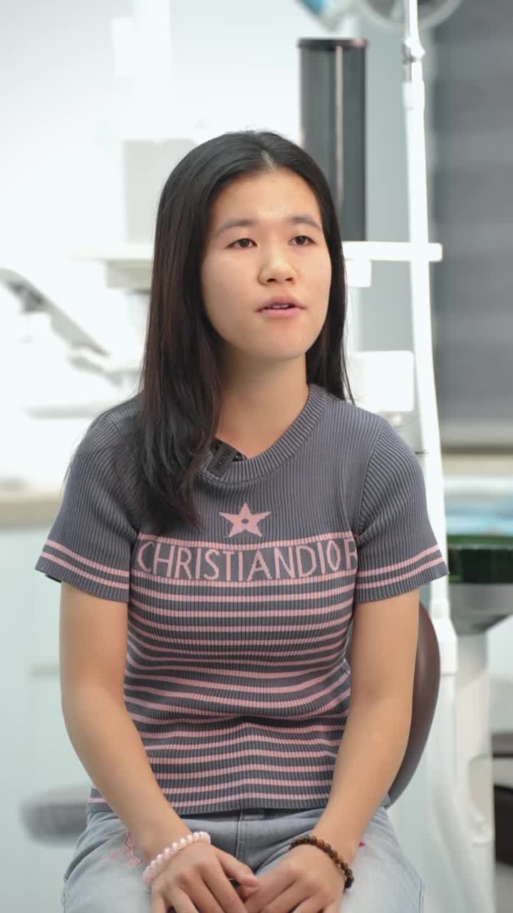 Cảm nhận của bạn Hải Yến sau gắn mắc cài