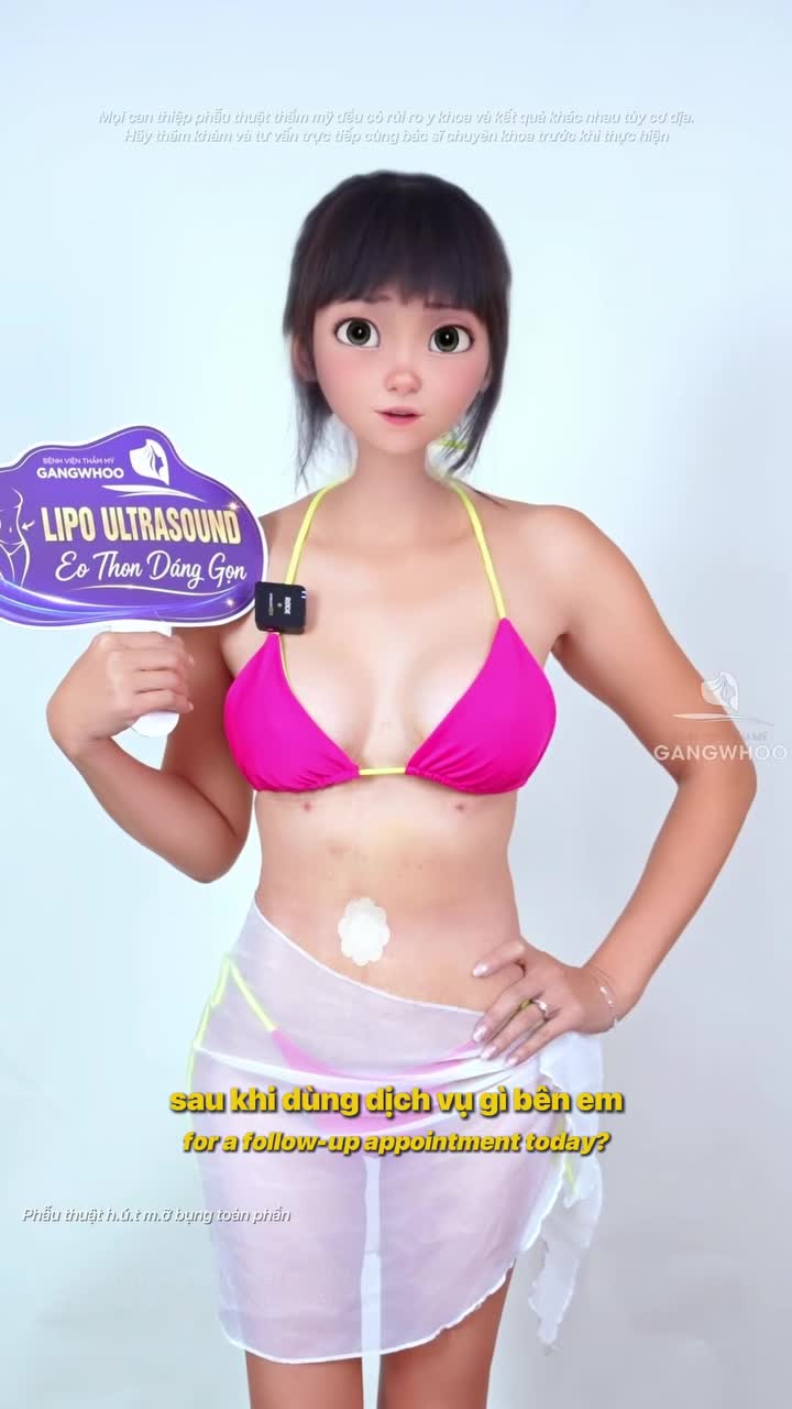 Quá mê vòng eo của khách yêu chỉ sau 8 ngày giảm mỡ bụng Lipo Ultrasound