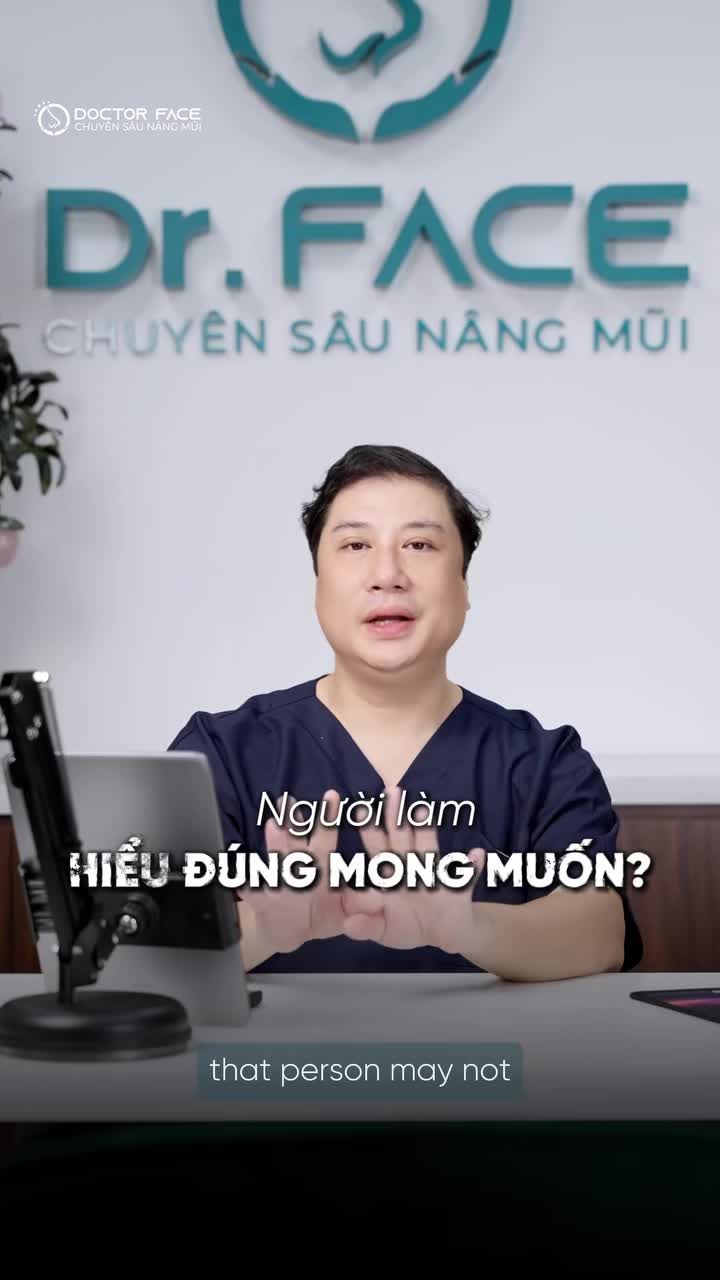 Tư vấn rất kỹ với một người, nhưng đến ngày nâng mũi lại là một người khác.