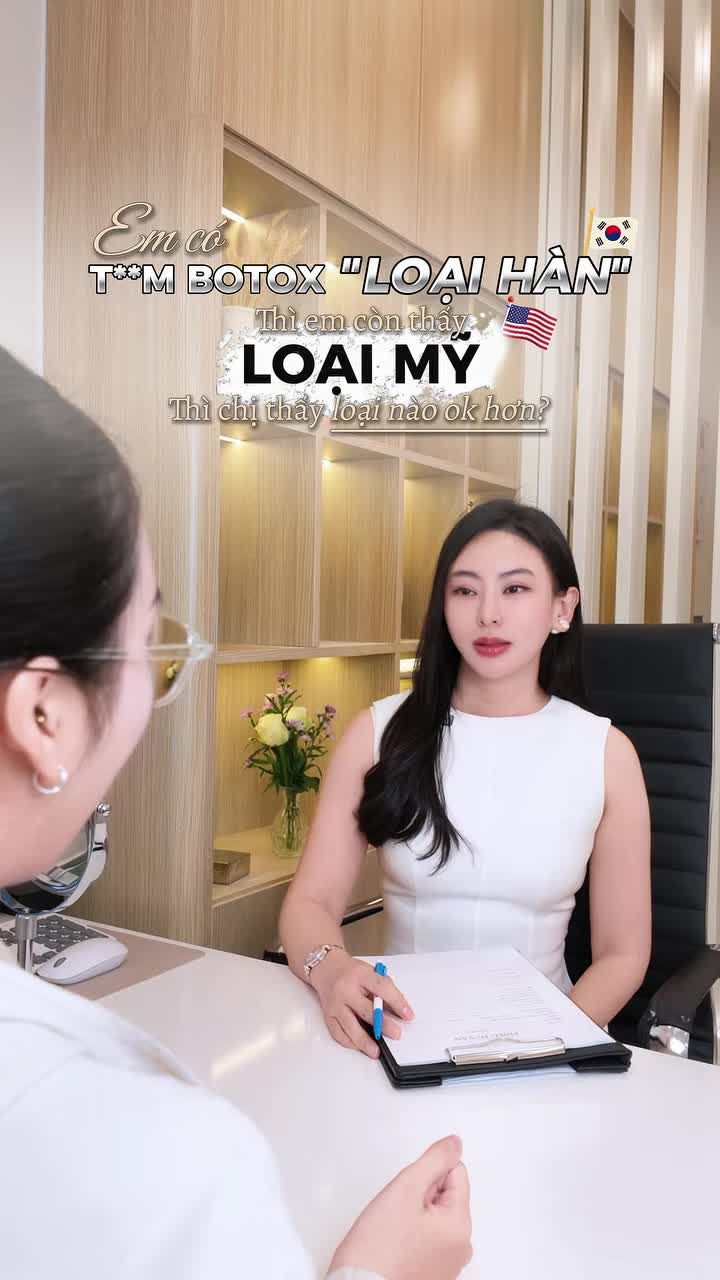 Tình yêu nào đang đắn đo không biết nên chọn Botox Hàn hay Botox Mỹ thì nghe Tấm chia sẻ một chút nha!
