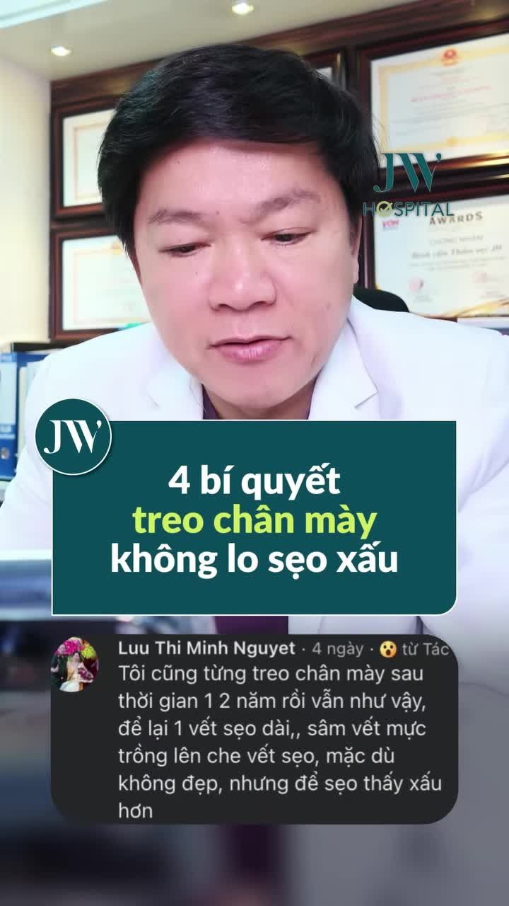BÁC SĨ TÚ DUNG BÓC TRẦN SỰ THẬT TREO CHÂN MÀY CÓ ĐỂ LẠI SẸO XẤU KHÔNG?