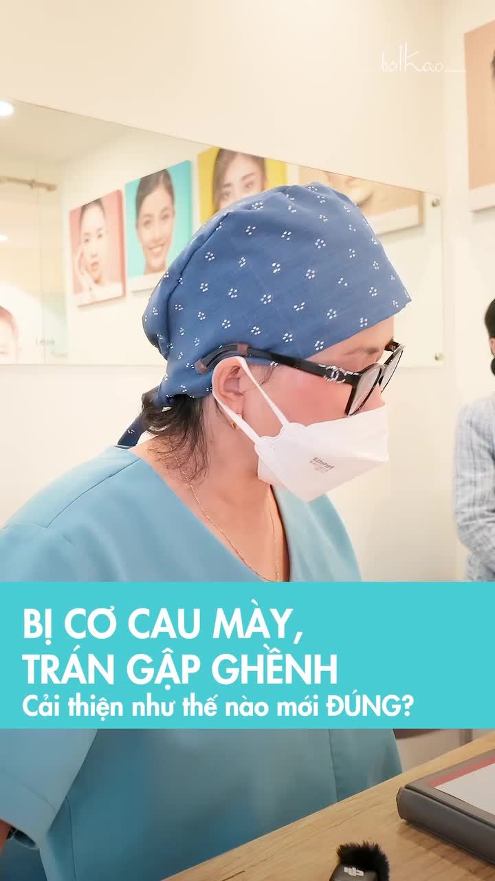 Bị cơ cau mày, trán gập ghềnh thì cải thiện như thế nào mới ĐÚNG?
