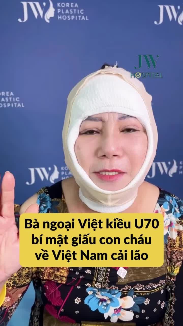 BÀ NGOẠI VIỆT KIỀU ÚC U70 VƯỢT HƠN 7000KM VỀ VIỆT NAM CĂNG DA MẶT XÓA ΝΗĂΝ NHΕO TRẺ 20 TUỔI