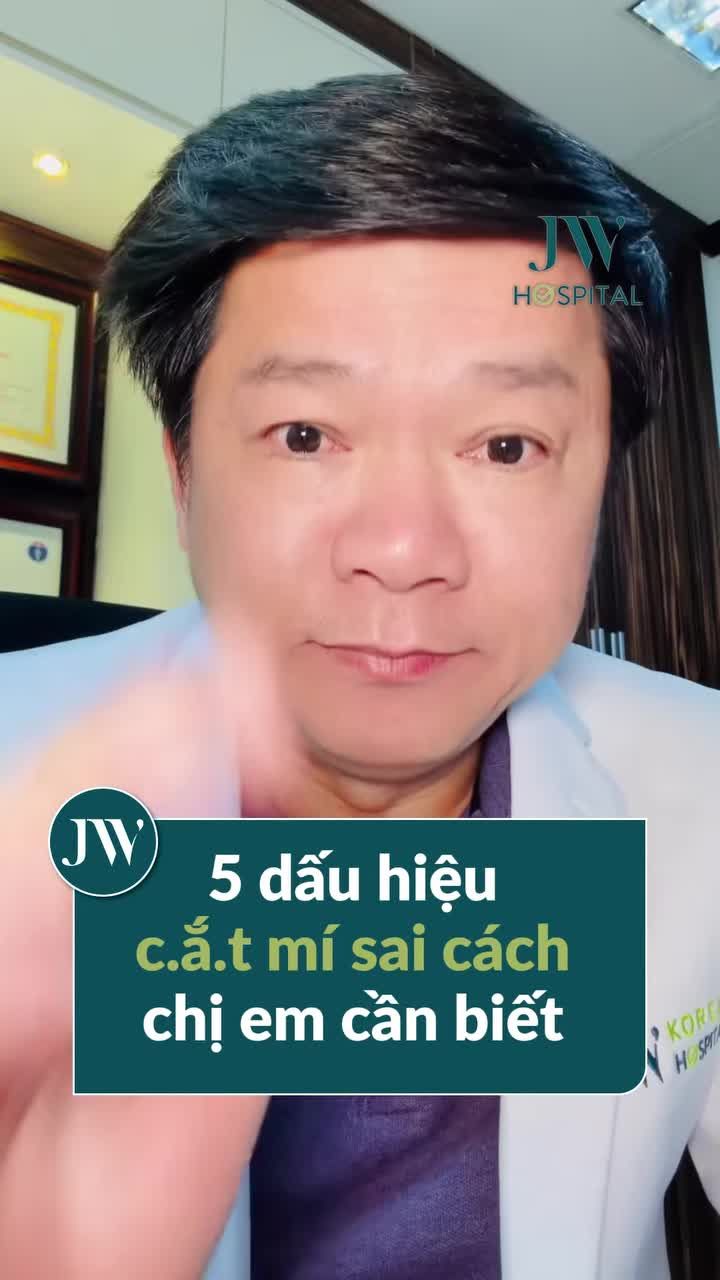BÁC SĨ TÚ DUNG VẠCH TRẦN 5 DẤU HIỆU CẮT MÍ HỎNG ÍT AI BIẾT, ĐẶC BIỆT LÀ DẤU HIỆU SỐ 5