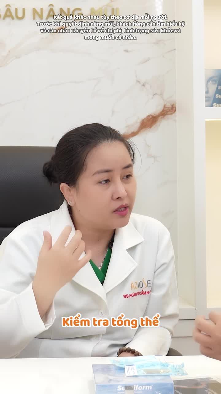 Nâng mũi có được "về trong ngày" hông? Nghe bác Nhung nói nè cả nhà!