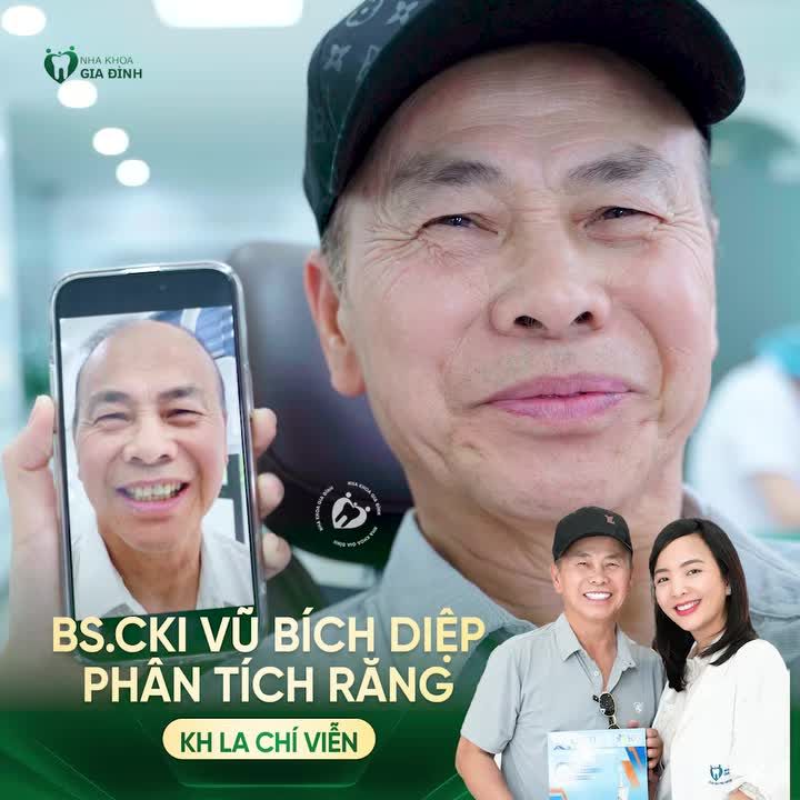 BÁC SĨ VŨ BÍCH DIỆP PHÂN TÍCH TÌNH TRẠNG RĂNG KHÁCH HÀNG LA CHÍ VIỄN