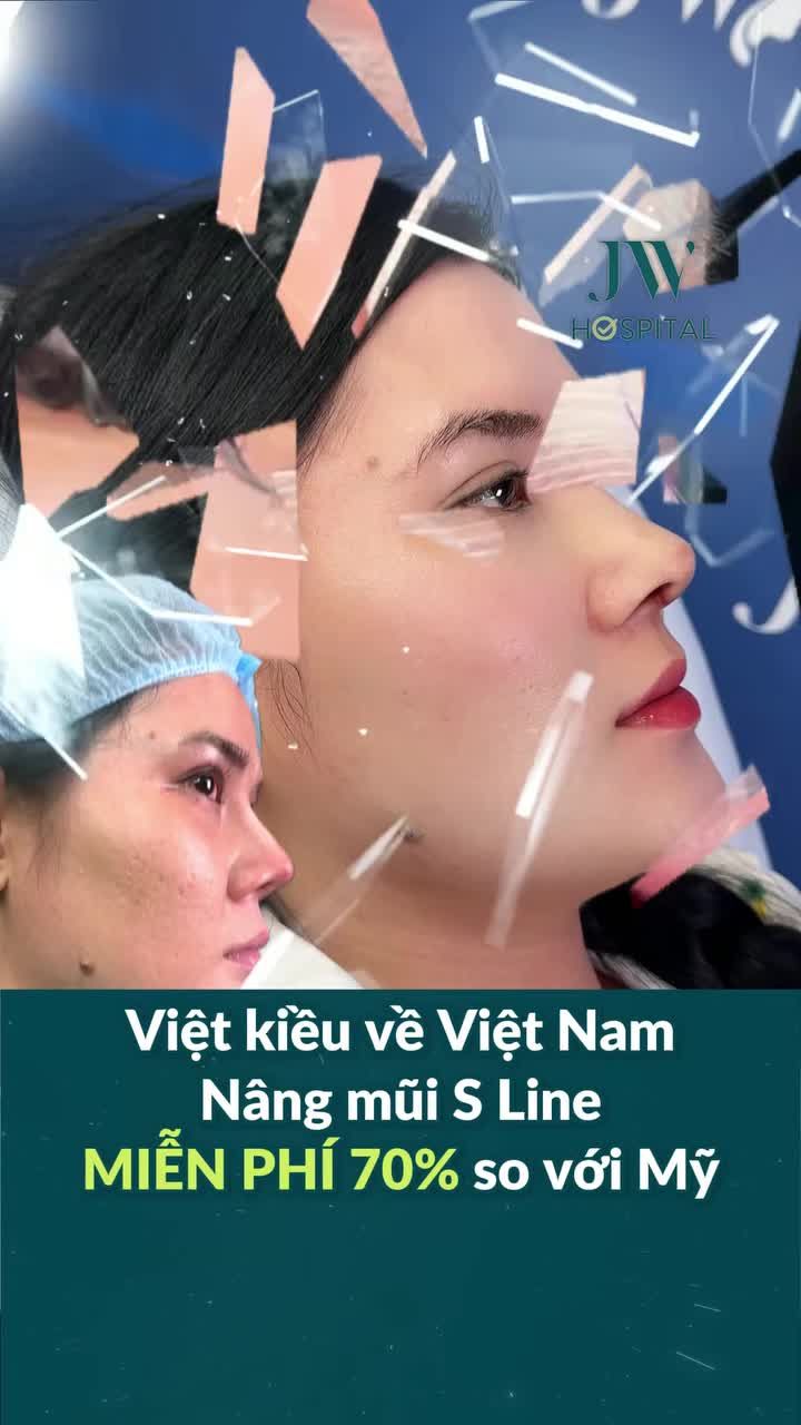 CHỊ GÁI 9X VỀ VIỆT NAM NÂNG MŨI S LINE ƯU ĐÃI 70% - TIẾT KIỆM GẤP 5 LẦN SO VỚI MỸ