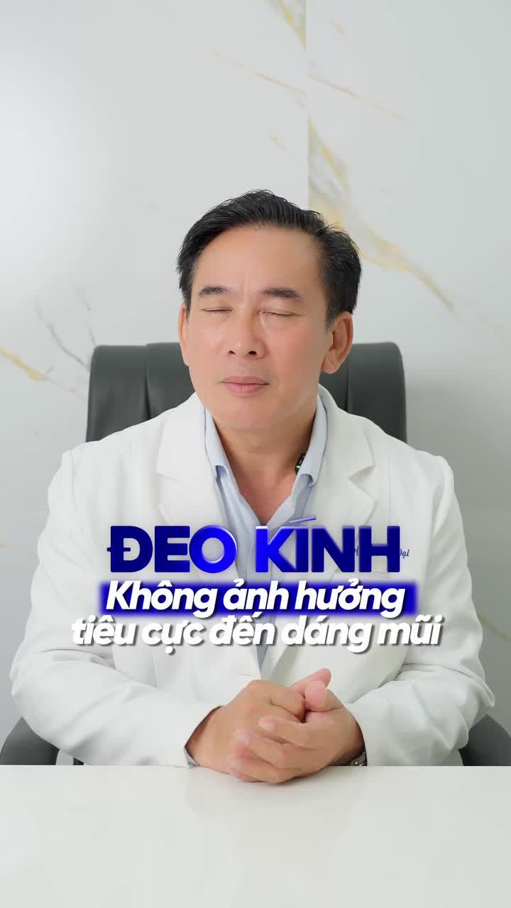 Sau khi nâng mũi đeo mắt kính có ảnh hường gì không?