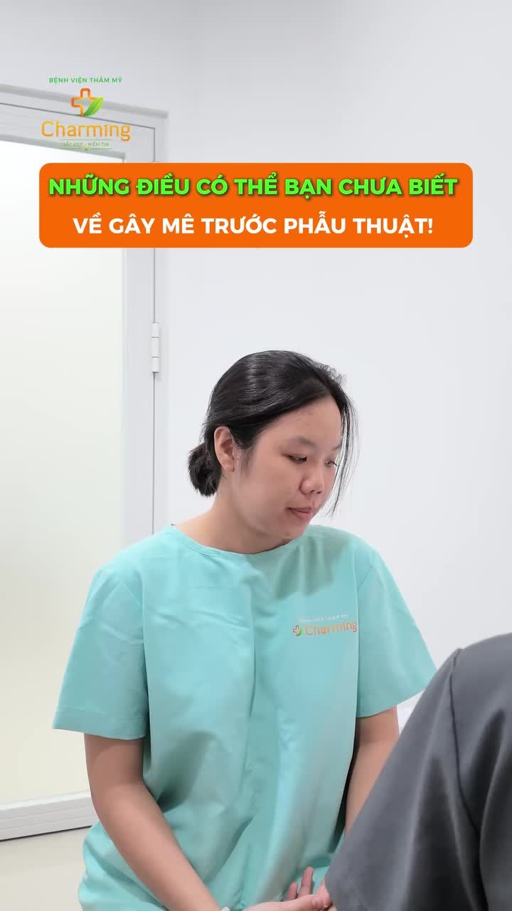 NHỮNG ĐIỀU CÓ THỂ BẠN CHƯA BIẾT VỀ GÂY MÊ TRƯỚC PHẪU THUẬT!