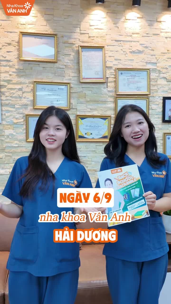 5 không khi thăm khám niềng răng 6/9 tại Nha Khoa Vân Anh Hải Dương