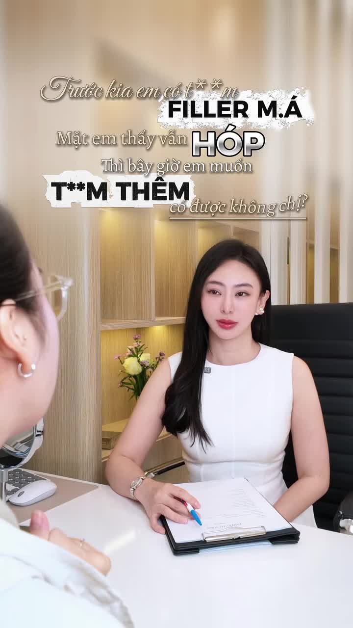Tiêm filler má chưa hết hóp, có nên tiêm thêm không?