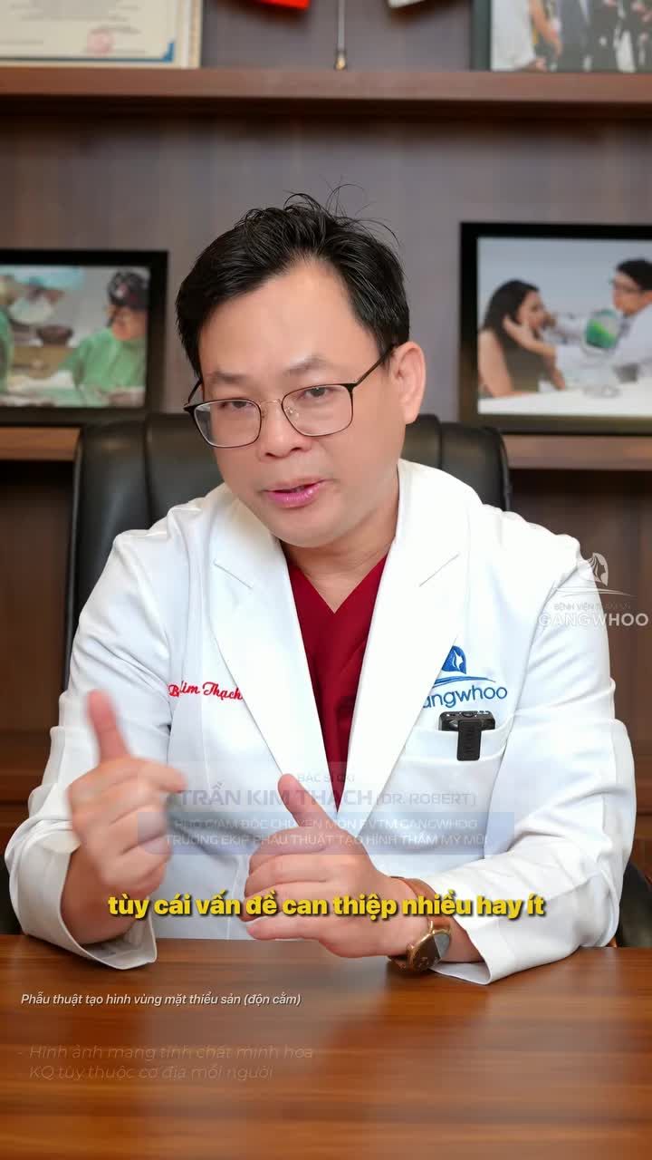 Độn cằm thì gây tê hay gây mê