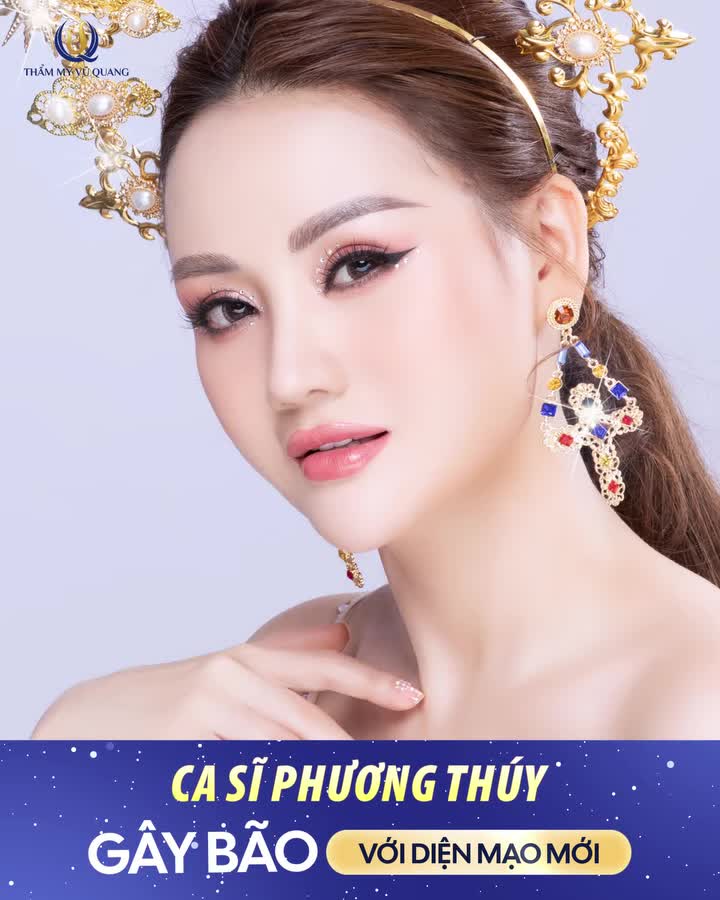 MÀN "LỘT XÁC" ĐẲNG CẤP CỦA CA SĨ PHƯƠNG THÚY TẠI THẨM MỸ VŨ QUANG