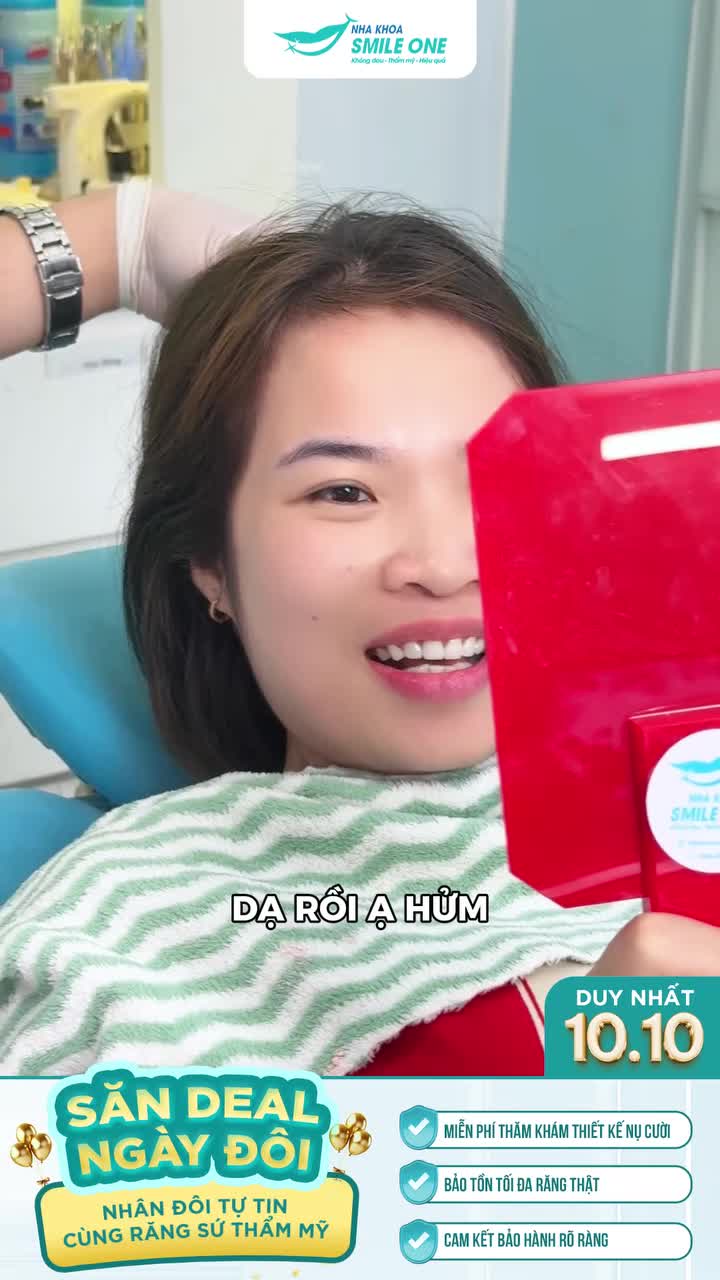THAY ĐỔI NỤ CƯỜI KHÁCH HÀNG TRẦN THỊ PHƯƠNG ​​​​​​​ DIỆN MẠO MỚI RẠNG RỠ CÙNG RĂNG SỨ THẨM MỸ